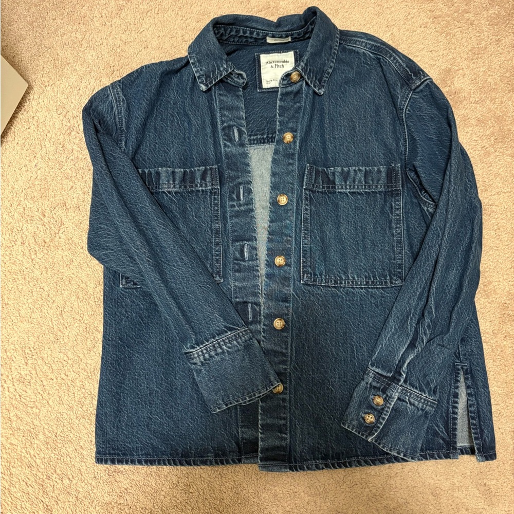 Abercrombie & Fitch Blue Denim Shirt
